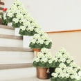 thumbnail image 1 of FAMTKT Fake Flowers Artificial Silk Hydrangea Flowers Bouquets Simulations Flowers for Home Table Centerpieces Wedding Party Decoration, 1 of 6
