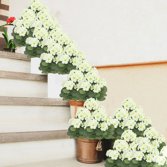 FAMTKT Fake Flowers Artificial Silk Hydrangea Flowers Bouquets Simulations Flowers for Home Table Centerpieces Wedding Party Decoration