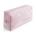 thumbnail image 1 of FAMTKT Flannel Makeup Storage Bag with Bag Style Large Capacity Women's Storage Bag, Cosmetic Bag, 1 of 2