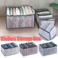 thumbnail image 1 of FAMTKT Foldable Printed Mesh Underwear Shirt Leggings Jeans Drawer Storage Box, Closet Organizers and Storage, 1 of 2