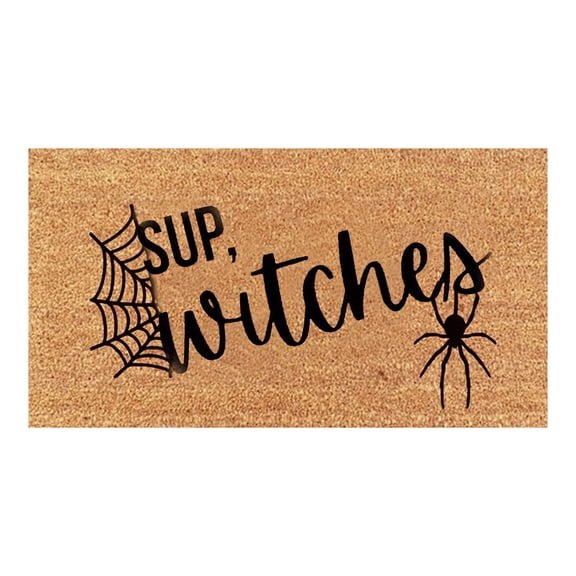 FAMTKT Halloween Doormats Outdoor Rug Welcome Doormats Halloween Printed Carpet Non-slip Entry Door Entry Mat Absorbent Bathroom Kitchen Floor Mats for Bathroom Kitchen Front Door Decorations