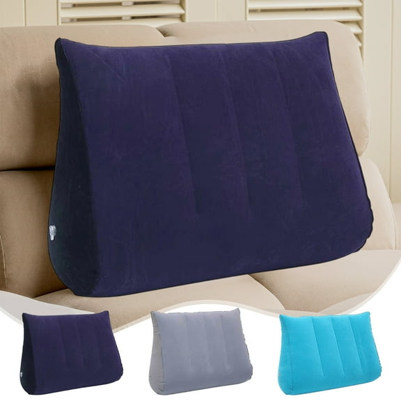 FAMTKT Inflatable Lumbar Support Pillow for Office Chair, Thin Low Pillow Thin Pillow PE Hose Pillow Sleep Aid Cervical Spine Pressure Pillow Core