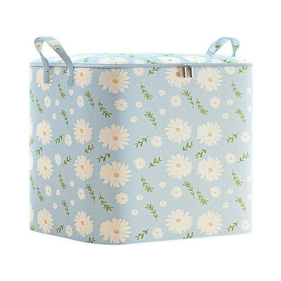 FAMTKT Large Storage Bags for Clothes Foldable Storage Containers Oversized Clothes Quilts Storage Bag Wardrobe Sorting Storage Box Portable Storage Bag Zipper Cup Storage Bag
