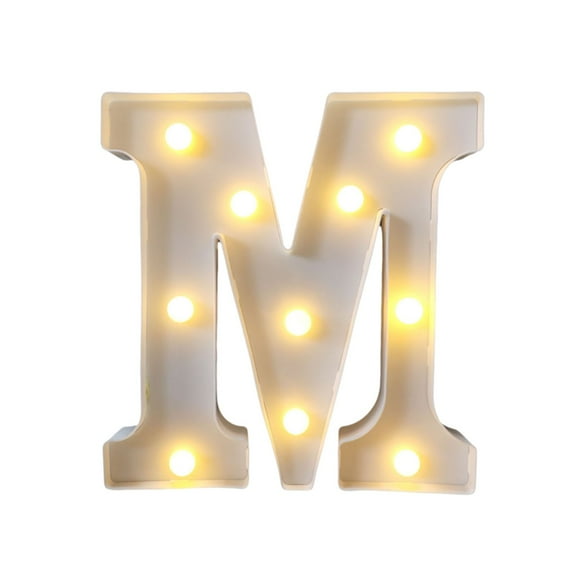 FAMTKT Letters Lights Alphabet Lamp LED Letter Lighting Letter Light Illuminated Letters Night Lights Decoration for Birthday Party Wedding Children's Room