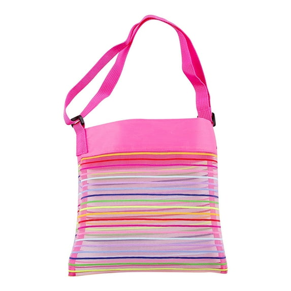 FAMTKT Mesh Beach Bag Extra Large Beach Bags and Tote Backpack Toys Towels Sand Away For Holding Beach Toys, Children' Toys, Shells, Clothes and Towels when Playing on the Beach