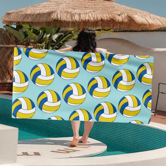 FAMTKT Microfiber Beach Towel, Quick Dry Towel Travel Towel Camping Towel Gifts- Large Beach Towel Quick Fast Dry Absorbent Lightweight Sand Free Bath Towels