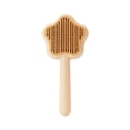 thumbnail image 1 of FAMTKT Pet Grooming Brush Dog Brush for Shedding Pet Comb Star Shape Dogs Cats Hair Remover Brush One Click Clean Massage Comb Pet Supplies, 1 of 1