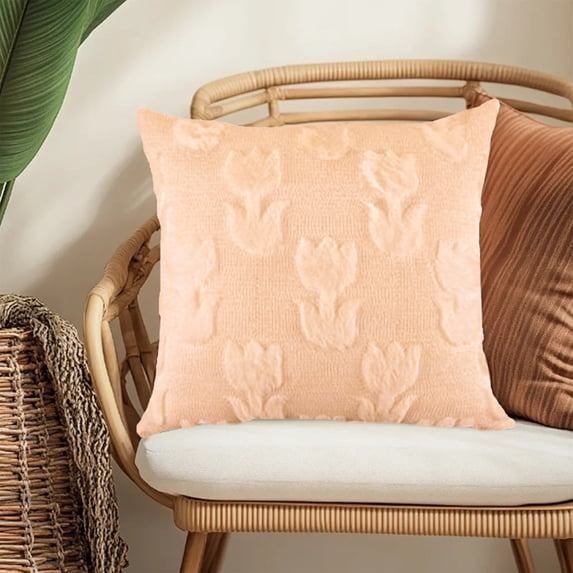 FAMTKT Pillow Covers 18x18 Inches One Sided Pattern Decorative Throw Pillow Covers for Sofa Couch Living Room Home Decorations
