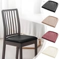 thumbnail image 1 of FAMTKT Seat Covers for Dining Chairs, Waterproof Chair Seat Covers Removable Washable Seat Cover Protector Kitchen Chair Seat Covers with Elastic Bands, 1 of 7