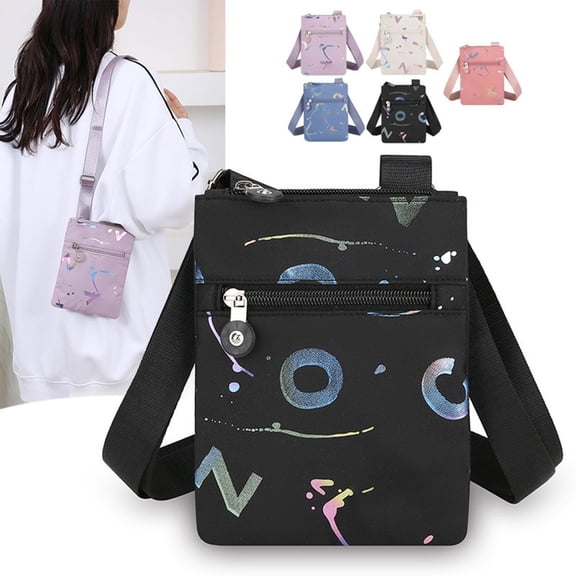 FAMTKT Small Crossbody Cell Phone Bag for Women, Mini Over Shoulder Handbag Purse Bag Fashion Casual Bag Women's Shoulder Bag Handbag Messenger Bag Wallet
