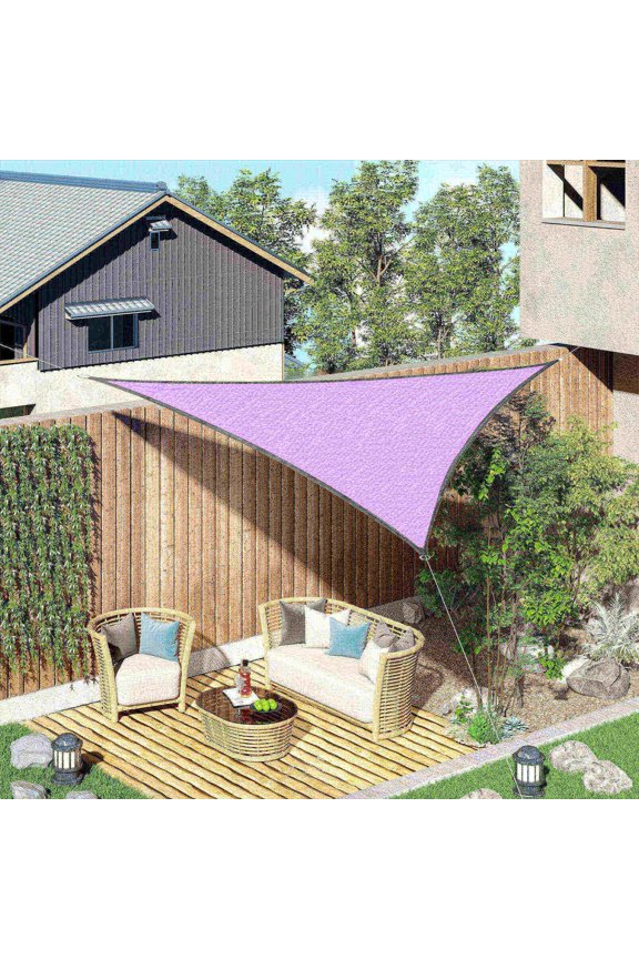 Sun Shade Sails Sun Protection Triangular Shade Garden Swimming Pool AntiUV Shade Cloth Tarpaulin Sails Shade Cloth for Patio Garden Outdoor Backyard