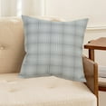 thumbnail image 1 of FAMTKT Throw Pillow Covers Plaid Thickened Linen Pillow Cases Color Woven Living Room Decorative Fabric Cushion Cover Pillowcase for Home Sofa Couch Decor, 1 of 1