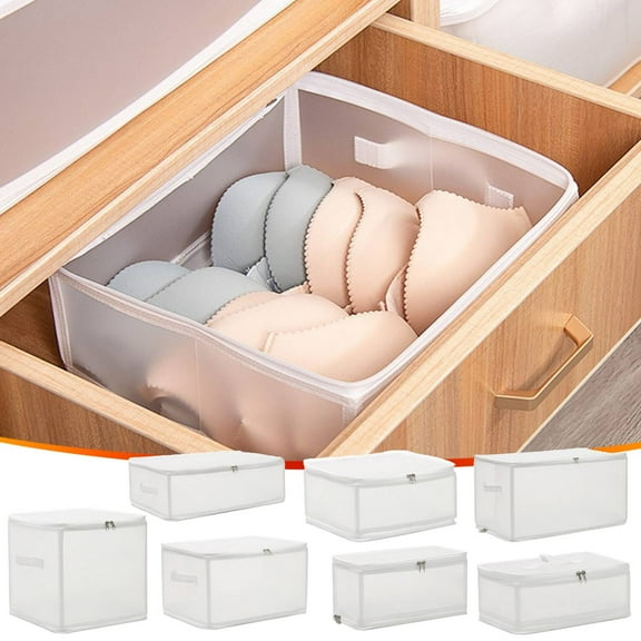 FAMTKT Transparent Storage Box for Clothing Toys Quilts Household Sorting and Storage Box, Closet Organizers and Storage