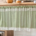 thumbnail image 1 of FAMTKT Valances for Windows, Checkered Curtain Partition Curtain Short Window Valance Curtains Cottage Layout Curtain for Living Room, Bedroom, Bathroom, Kitchen Valances, 1 of 6