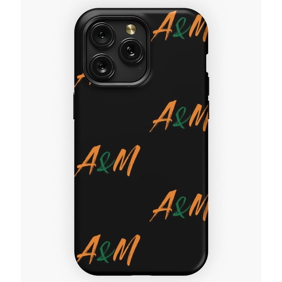 FAMU Florida A&M Orange and Green Pride Script A3157 Phone Case for iPhone 11 to 17 Pro Max