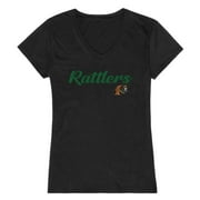 FAMU Florida A&M University Rattlers Womens Script Tee T-Shirt Black Small