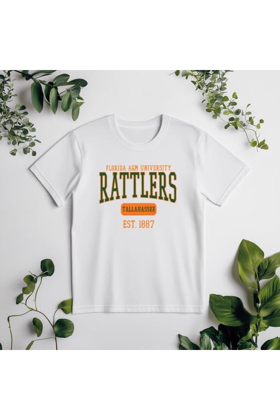 FAMU Rattlers Est 1887 Florida A&M College Sports Fan Gift Unisex tee V51020, for men & women, up to size 5XL