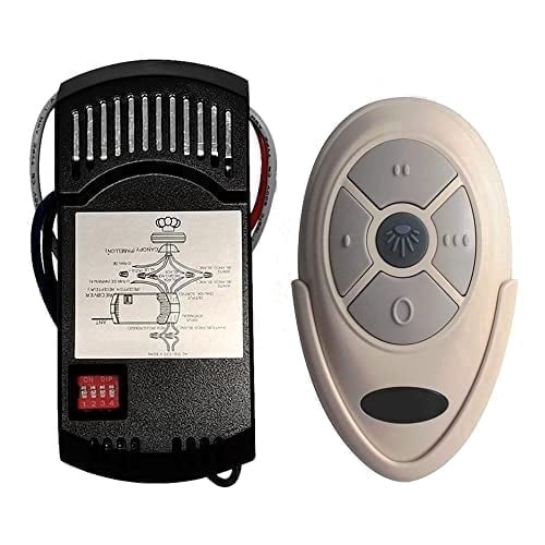 XBQUSVI FAN-35T 3-Speed Light Dimmer Ceiling Fan Remote Control Kit with FAN28R Receiver for Harbor Breeze Hampton Bay Hunter