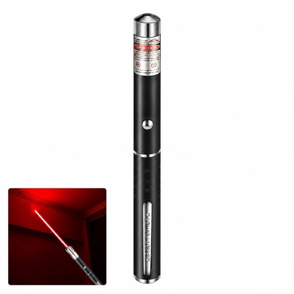 FAN High Power Red Laser Pointer Pen, Portable Pocket Clip Laser Pointer for Presentations Teaching