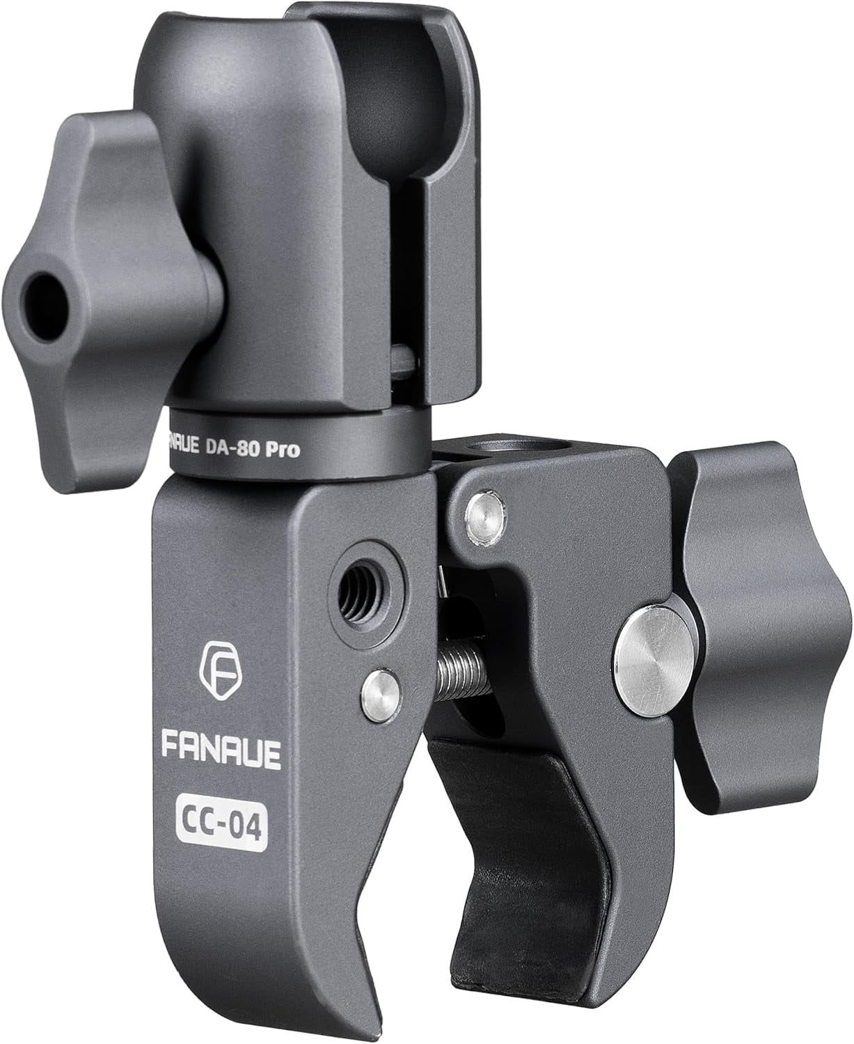 FANAUE Bras Double 6 Pouces – 1 Pouce Boule, Compatible RAM – Alliage Alu, Anodisé – Pour Moto, Vélo, Kayak, 360°