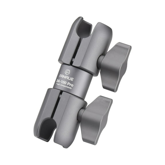 FANAUE Composite Double Socket Swivel Arm,DA-100PRO 3.7" Length, Aluminum Construction, Compatible with RAM Mounts B Size 1" Ball Components