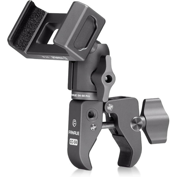 FANAUE Motorcycle Phone Mount with 1" Ball Head Adapter , Bike Phone Mount 360 Rotatable Phone Holder for Mountain Bike/ATV/Scooter Handlebar Fit for 6"-8.5" Phone