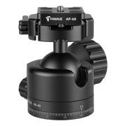 FANAUE Tripod Ball Head with 1/4" Arca Swiss Quick Release Plate Aluminium Tripod Ball Head Mount