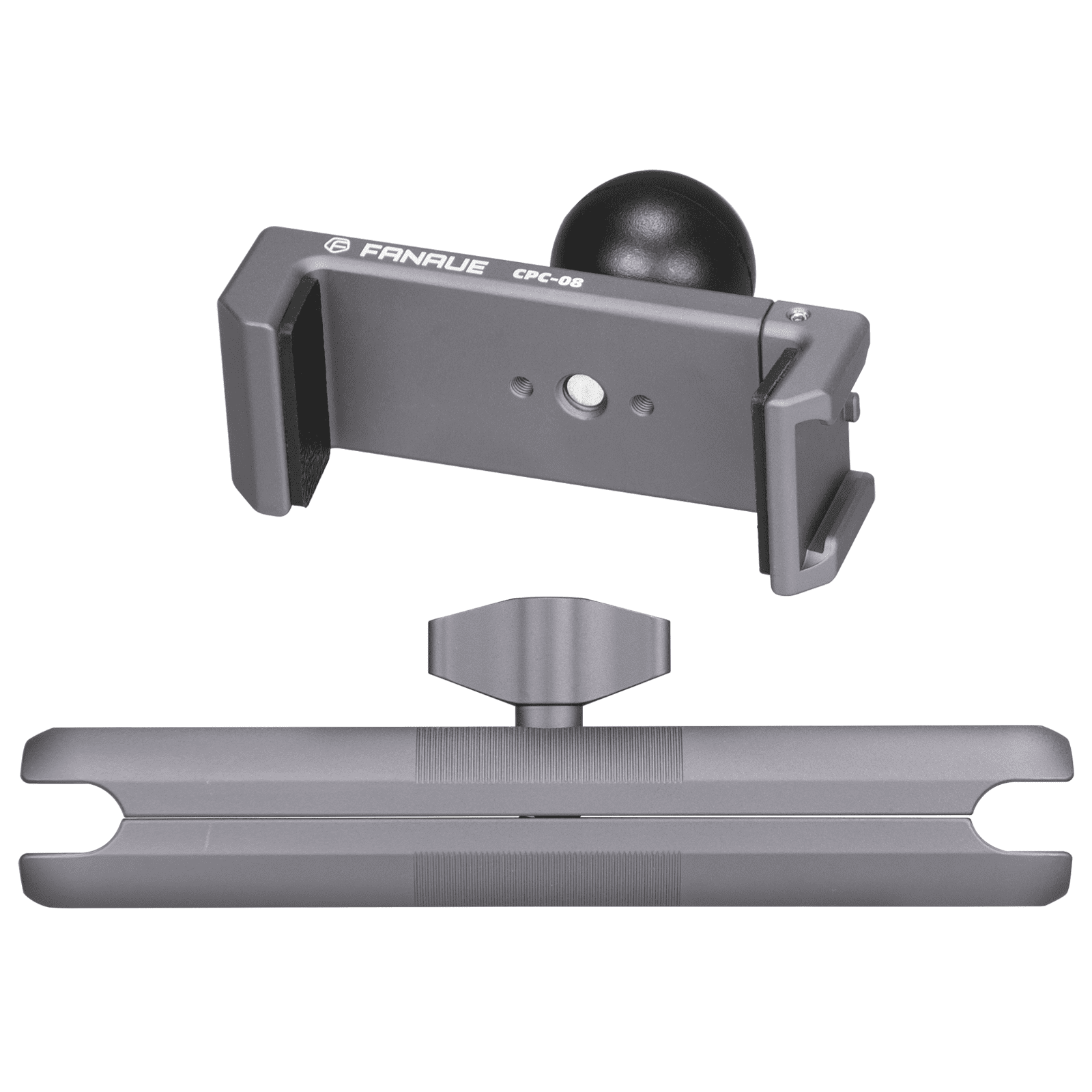 High Power Hardwire Short Double Socket Arm and Fork Stem Mount for iPhone 12 PRO MAX (sku 55663)