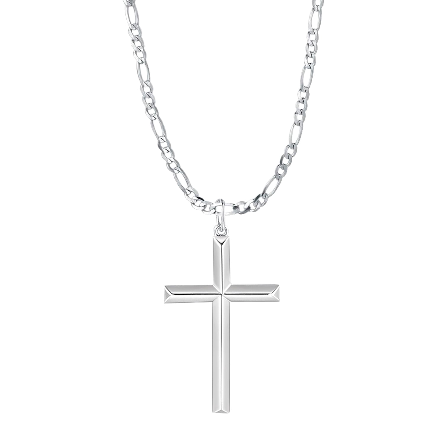Fancime Gold Plated 925 Sterling Silver Gothic Cross Pendant Necklace ...