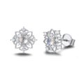 thumbnail image 1 of FANCIME Sterling Silver Moonstone Stud Earrings June Birthstone Vintage Earrings Small Cubic Zirconia Fine Jewelry for Women, 1 of 1