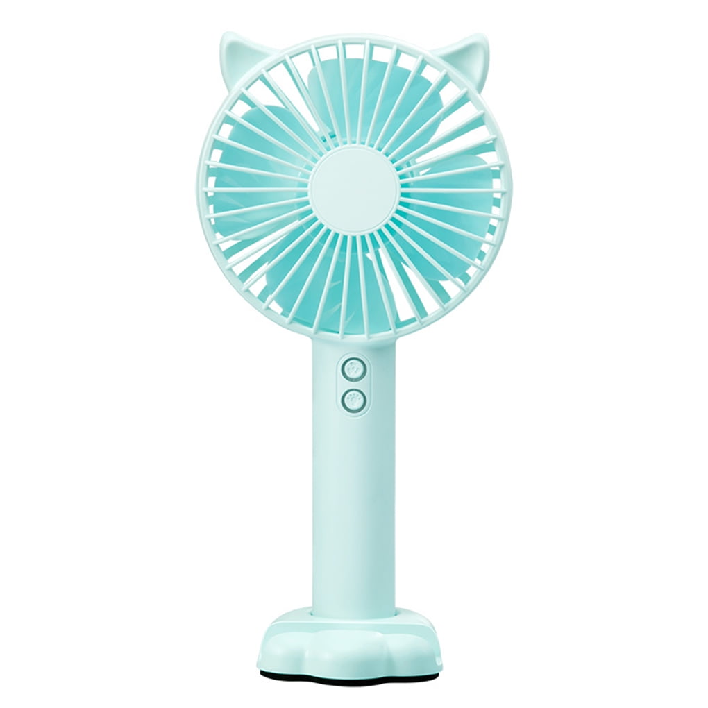 FANCY USB Rechargeable Mini Handheld Fan Quiet Adjustable with LED