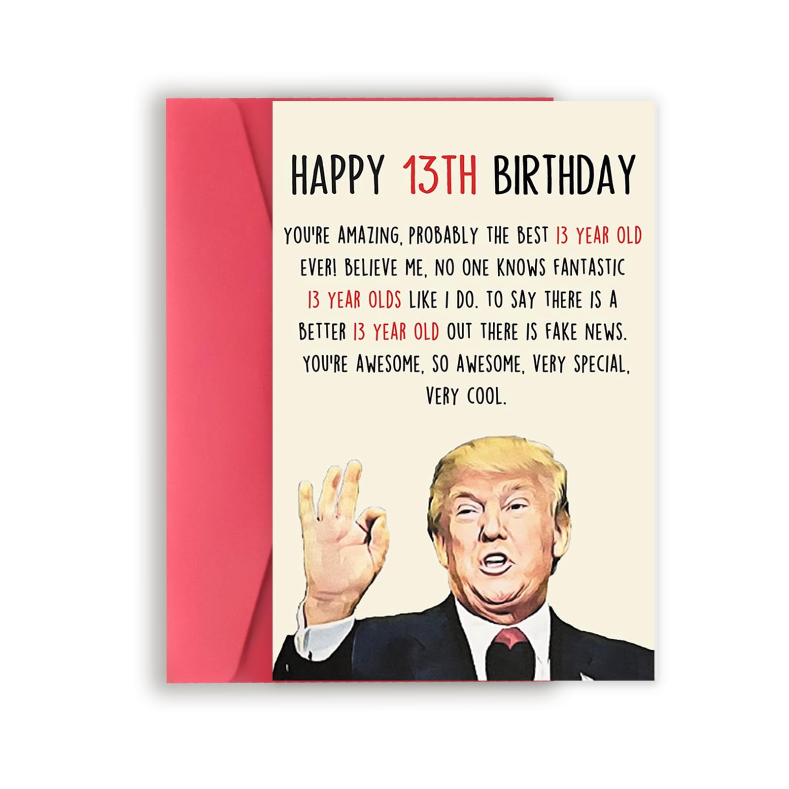 Jumbo 13th Birthday Newspaper Card - Back In 2012 Themed, Oversized Greeting Card For Teen Boys & Girls 3 thumbnail image