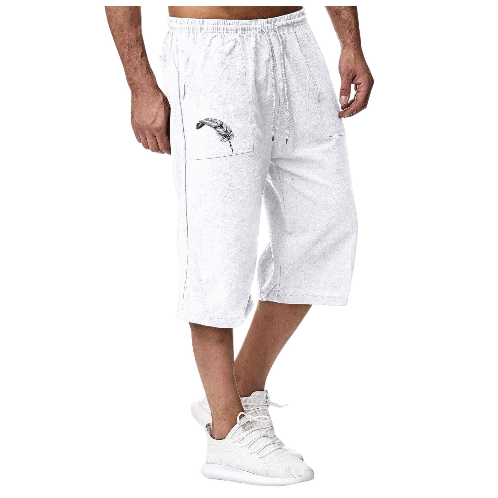 FANDANIV Mens Cargo Jogger Pants Slim Fit Jogging In Spring And Summer