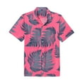 FANDANIV Mens Shirts Slim Fit 2024 Hawaii Summer Short Sleeve Party Big
