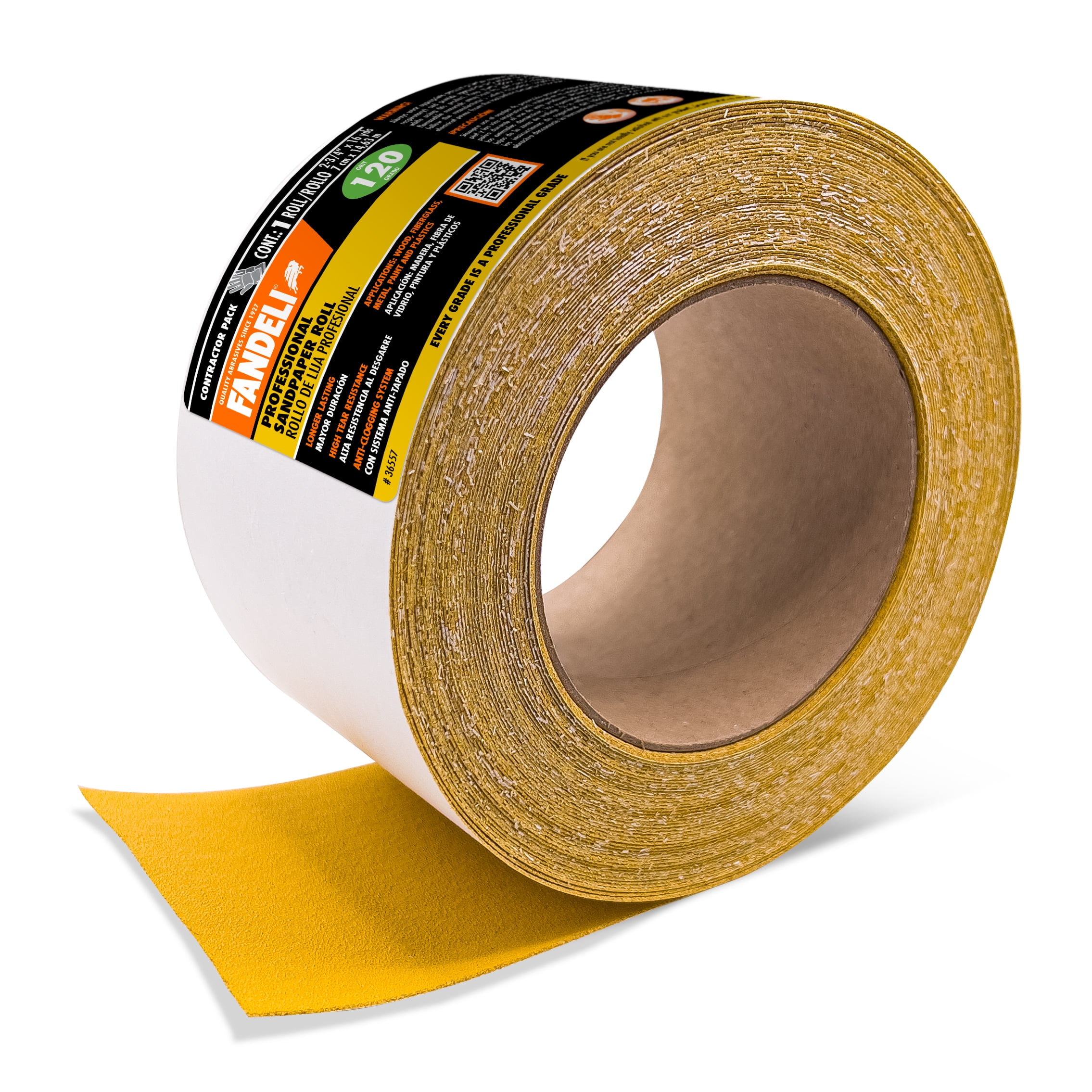 FANDELI 220 Grit Sandpaper PSA Longboard Sandpaper 16 Yard Long