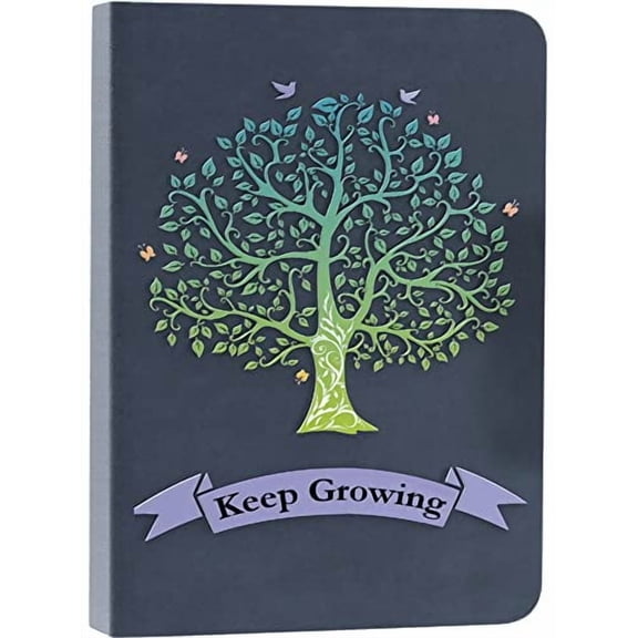 FANERY SUE TREE OF LIFE JOURNALS A5 WIDE RULED WRITING DIARY 200 PAGES - Blue
