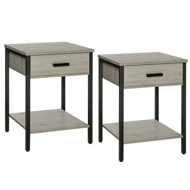 FANGSUM Nightstands Set of 2, End Table, Side Table, Bedside Table with