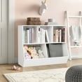 thumbnail image 1 of FANGSUM Storage Cabinet with 3 Removable Drawers, Bookshelf, Storage Organizer Cubby for Bedroom, Living Room, 1 of 9