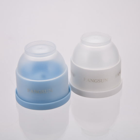 FANGSUN Ice Cube Molds with Lids & Tray - 2 Pack Large Square Ice Cube Maker for Whiskey & Cocktails, Flexible & Leak-Proof Silicone Ice Trays, Easy Release Reusable Ice Cube Container for Freezer