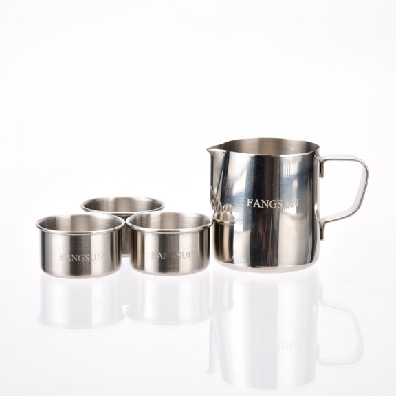 FANGSUN Stainless Steel Tea Service Set - Elegant Tableware for Tea Enthusiasts