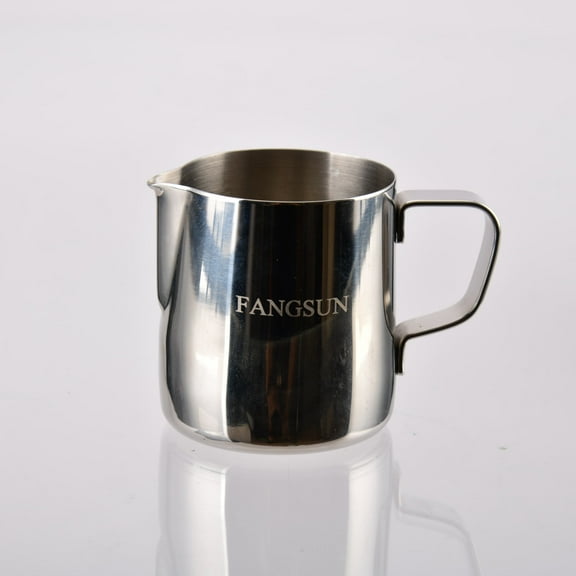 FANGSUN Table Coffee Service Milk Frothing Pitcher - Stainless Steel Espresso Frother for Latte Art, Cappuccino & Home Barista Use