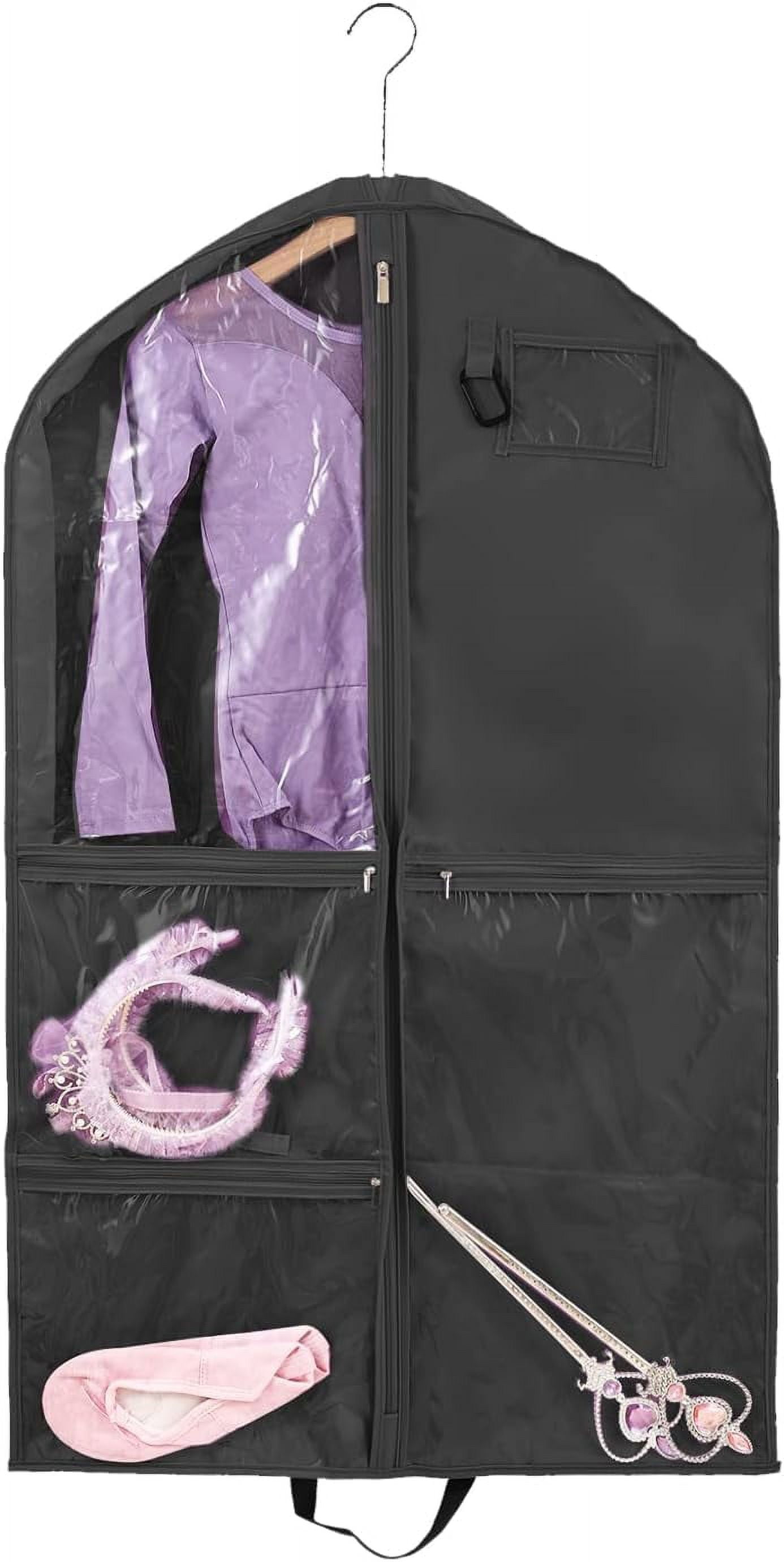 FANHAN 40 inch Garment Bag for Hanging Clothes,Waterproof Hanging