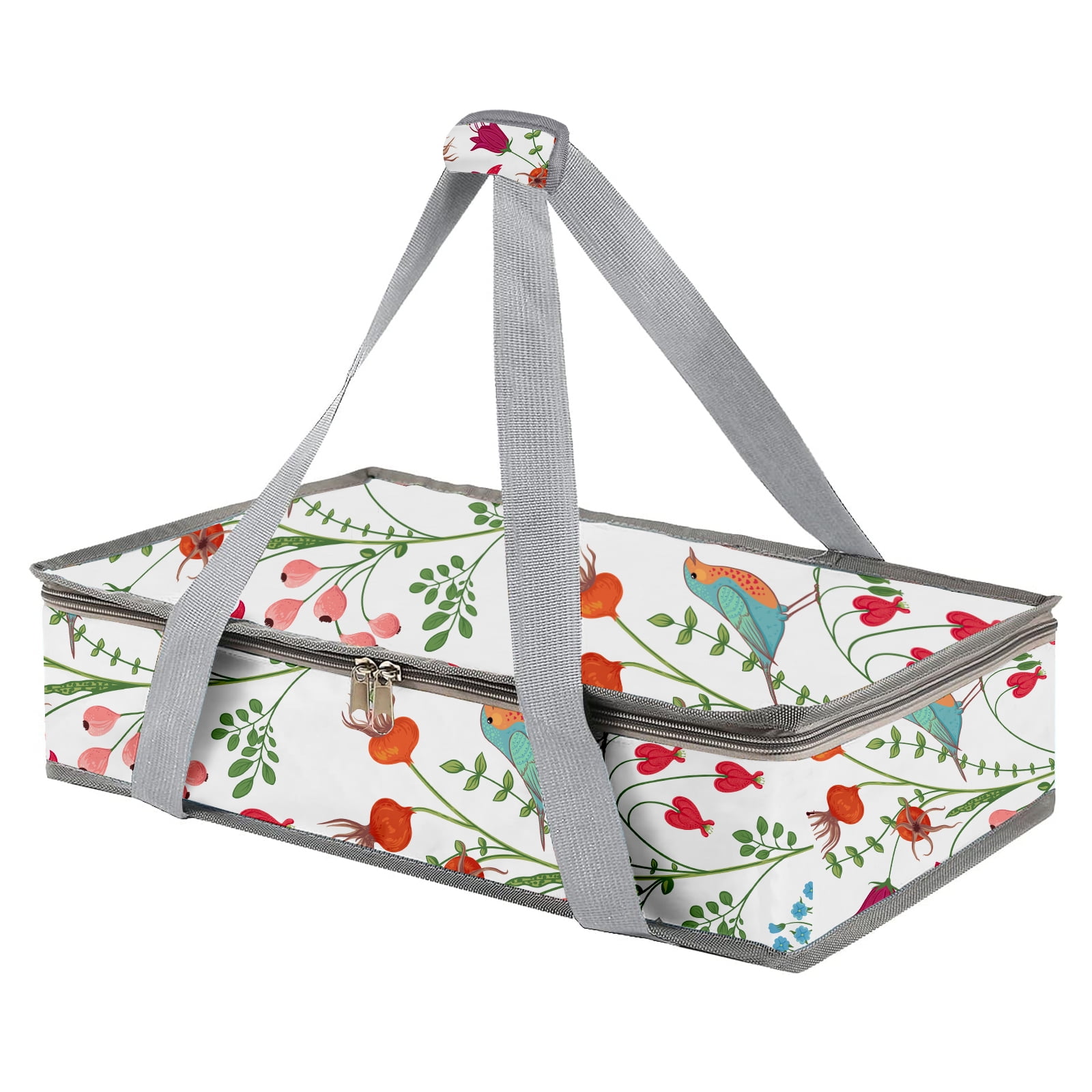 Numjaw Casserole Carrier for Hot or Cold Food,Insulated Casserole Travel Carry Bag,Pie Carrier,Casserole Dish With Lid and Carrying Case,Food Warmer Bag for Party/Picnic