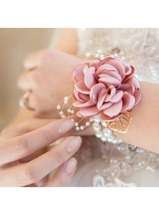 Bridesmaid corsage + bracelet for party or prom 