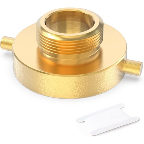 FANHAO 2-1/2" NST (NH) Female x 1-1/2" NST (NH) Male Brass Fire Hydrant Adapter With Brass Fire Equipment