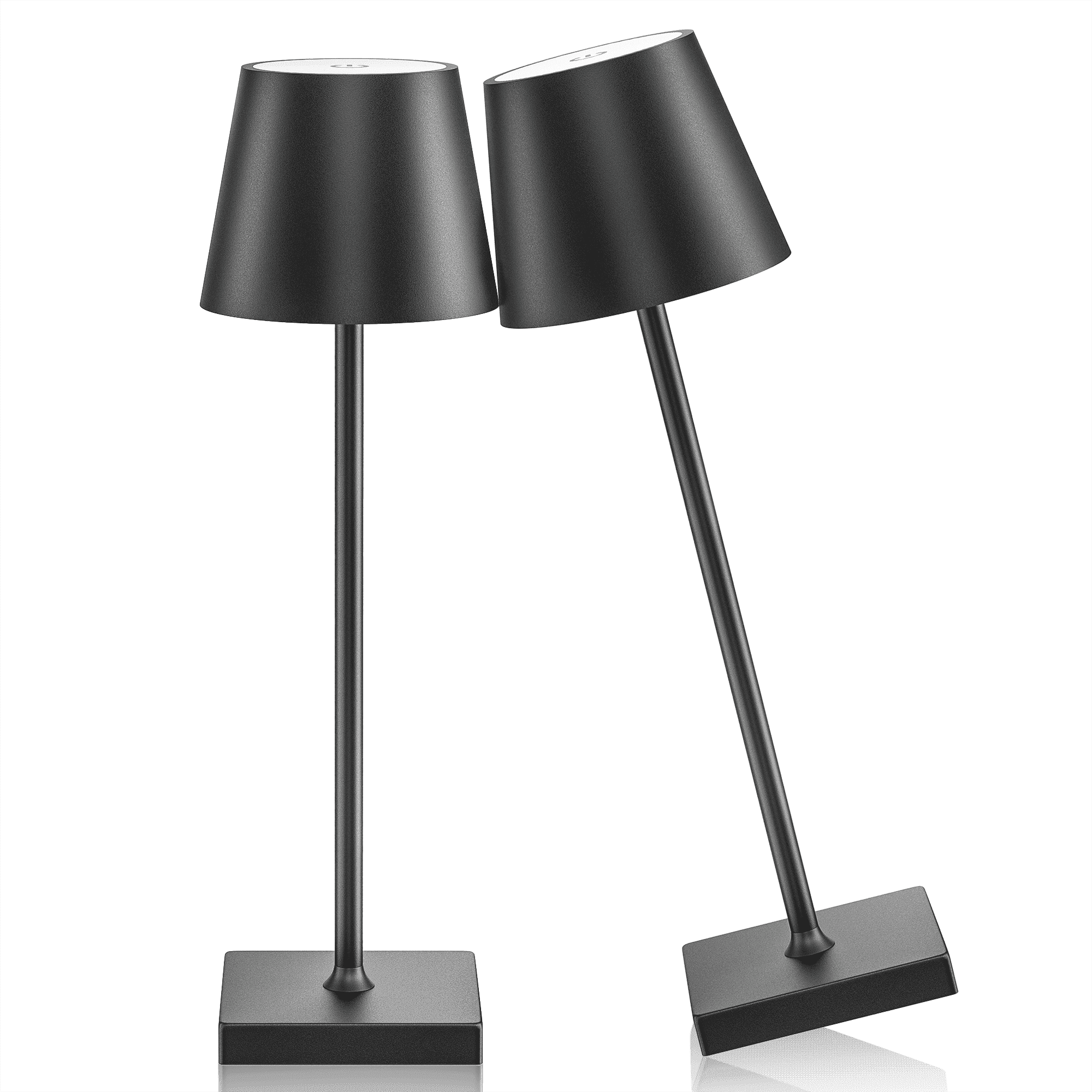 FANHAO 2 Pack Cordless LED Table Lamps,5200mAh Battery Powered,Rechargeable, 3 Levels Brightness