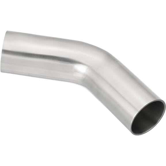 FANHAO 45 Degree Bend Elbow, 1 1/4inch OD Sanitary Exhaust Pipe Elbow Intercooler Pipe Mandrel Elbow Connector Tube for Welding Brewery Equipment HVAC Stair Handrail, 1 Pcs