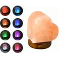 thumbnail image 1 of FANHAO 6.3 in Himalayan Salt Lamp, Dimmable LED, Modern Home Decor,1.5lbs,3W, 1 of 8