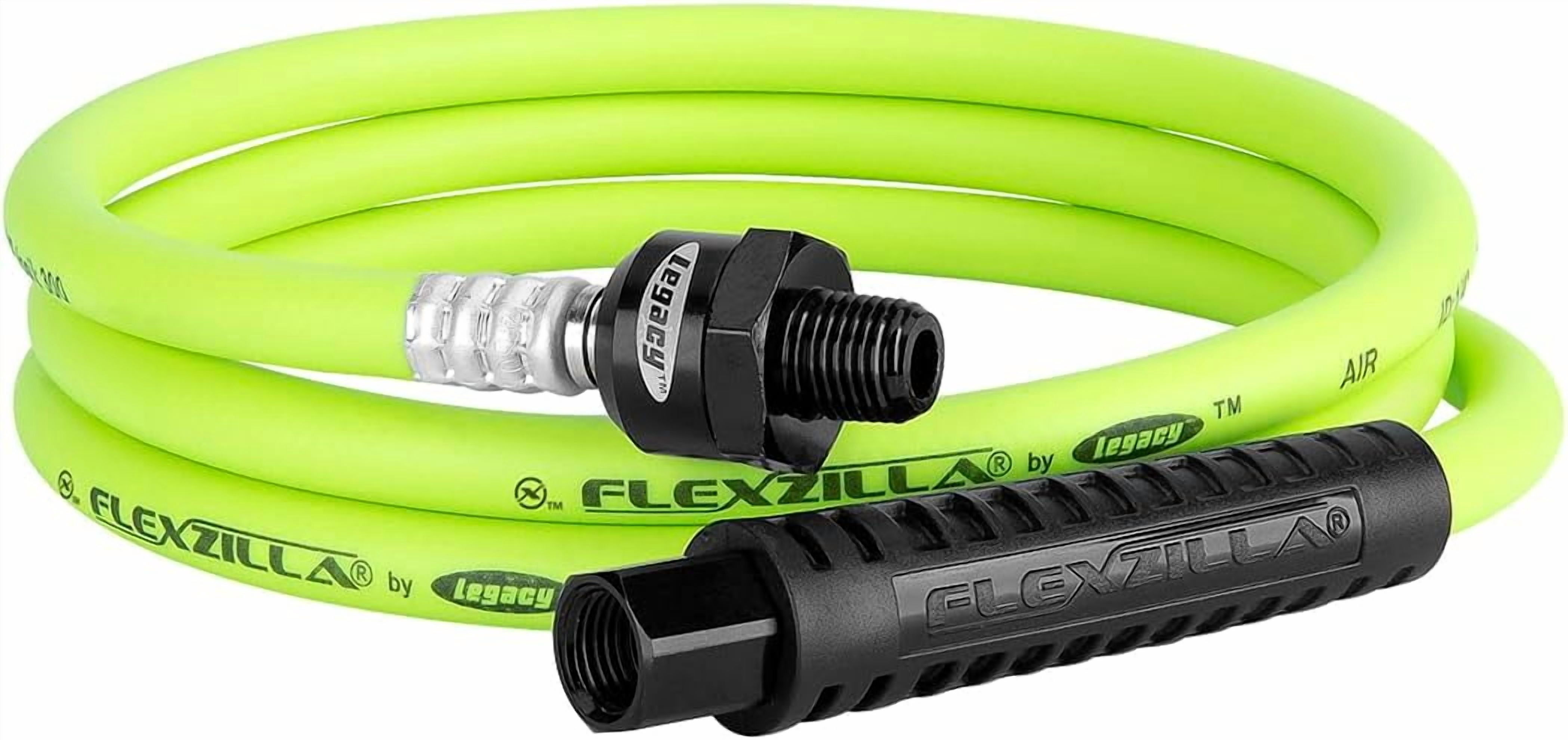 FANHAO HFZ1405YW2B Whip Air Hose 5 Feet | 1/4” Hose I.D. & 1/2" Fittings | Extreme All Weather Flexibility | Heavy-Duty & Lightweight Construction