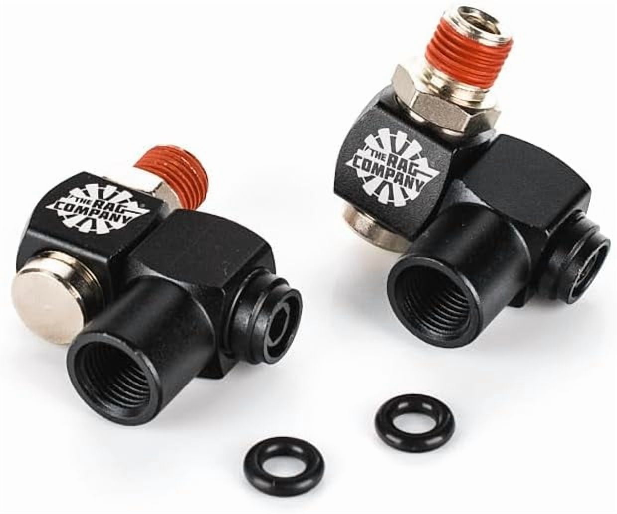 FANHAO Ultra Air Hose Swivel Kit - Easily Maneuver Air Compressor Tools in Small Spaces with Universal Adapters - 2 pk
